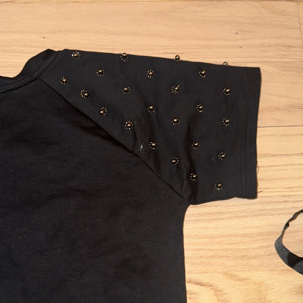 Black Studded T-Shirt and Pants Set - Picture 13 of 15